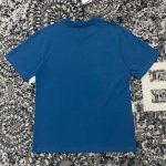 T-shirt Dior Logo Blue DO070 - Image 6