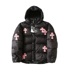 Jacket Puffer Chrome Hearts Black Cross CH080