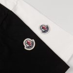 T-shirt Moncler Logo Black and Pink MCL004 - Image 4