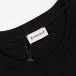 T-shirt Moncler Logo Black and Pink MCL004 - Image 8