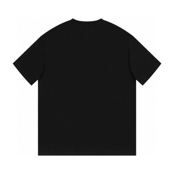 T-shirt Moncler Black Embroidered Logo Tee MCL005 - Image 2