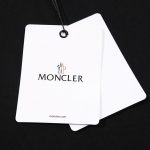 T-shirt Moncler Black Embroidered Logo Tee MCL005 - Image 5