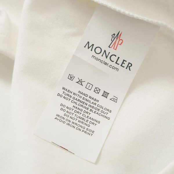 T-shirt Moncler Logo Patch Cotton MCL007 - Image 8
