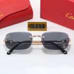 Sunglasses Cartier Gold Rimless Gradient CTR002 - Image 8
