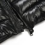 Jacket Puffer Moncler Black with Hood MCL009 - Image 6