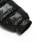 Jacket Puffer Moncler Black with Hood MCL009 - Image 7