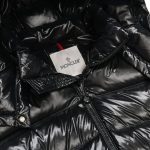 Jacket Puffer Moncler Black with Hood MCL009 - Image 8