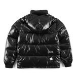 Jacket Puffer Moncler Black with Hood MCL010 - Image 2