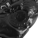Jacket Puffer Moncler Black with Hood MCL010 - Image 4
