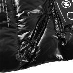 Jacket Puffer Moncler Black with Hood MCL010 - Image 5