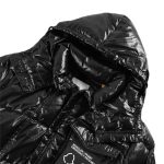 Jacket Puffer Moncler Black with Hood MCL010 - Image 6