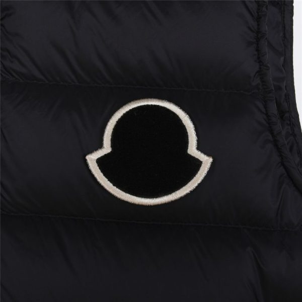 Vest Puffer Moncler Hooded Black Logo MCL011 - Image 3