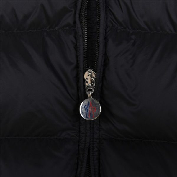 Vest Puffer Moncler Hooded Black Logo MCL011 - Image 6
