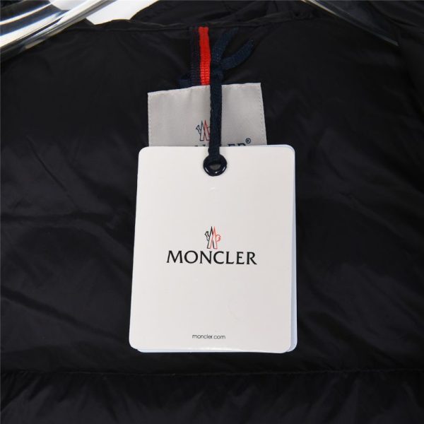 Vest Puffer Moncler Hooded Black Logo MCL011 - Image 8