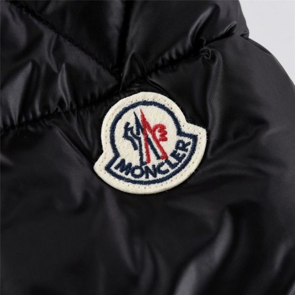 Jacket Puffer Moncler Black Hooded MCL012 - Image 3