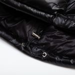 Jacket Puffer Moncler Black with Hood MCL013 - Image 10
