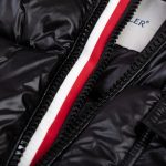 Jacket Puffer Moncler Black with Hood MCL013 - Image 12