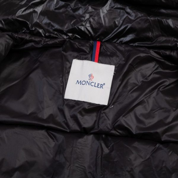 Jacket Puffer Moncler Black with Hood MCL013 - Image 14
