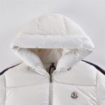 Jacket Puffer Moncler White Hooded MCL014 - Image 3