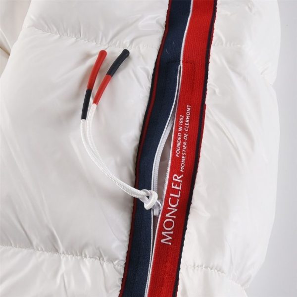 Jacket Puffer Moncler White Hooded MCL014 - Image 4