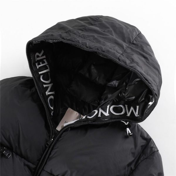 Jacket Puffer Moncler Hooded Black MCL017 - Image 4