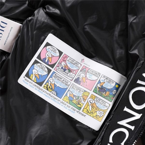 Jacket Puffer Moncler Hooded Black MCL017 - Image 8