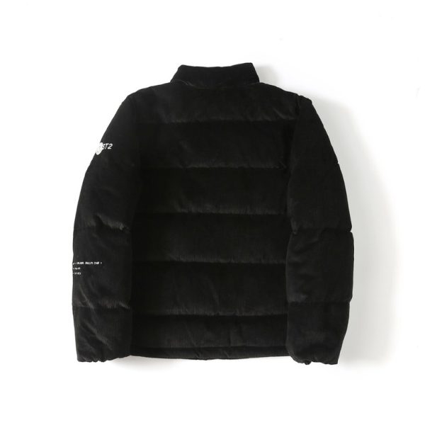 Jacket Puffer Moncler with Logo Trim Hood MCL019 - Image 2