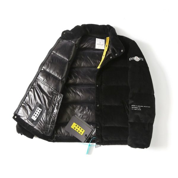 Jacket Puffer Moncler with Logo Trim Hood MCL019 - Image 3