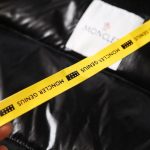 Jacket Puffer Moncler with Logo Trim Hood MCL019 - Image 12