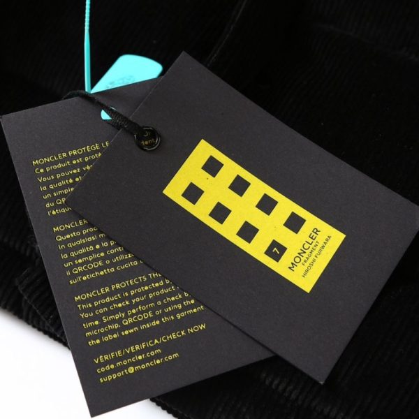 Jacket Puffer Moncler with Logo Trim Hood MCL019 - Image 13