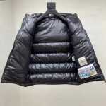 Vest Puffer Moncler with Hood Black MCL021 - Image 3