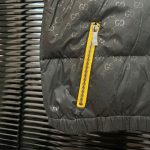 Jacket Puffer Gucci GG Monogram Hooded GC111 - Image 4
