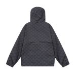 Jacket Windbreaker Gucci Monogram Beige Brown GC112 - Image 3