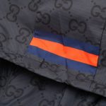 Jacket Windbreaker Gucci Monogram Beige Brown GC112 - Image 9