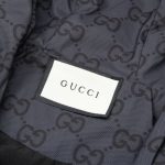 Jacket Windbreaker Gucci Monogram Beige Brown GC112 - Image 10