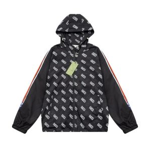 Jacket Windbreaker Gucci Monogram Gray GC113