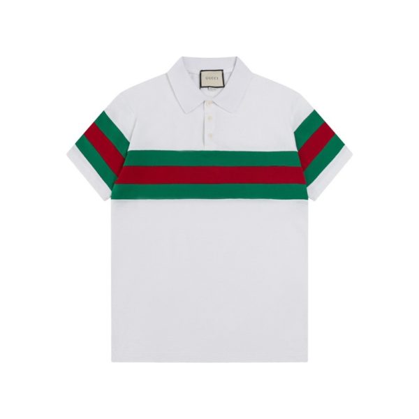 Polo Gucci 1921 Stripe Logo GC117 - Image 2