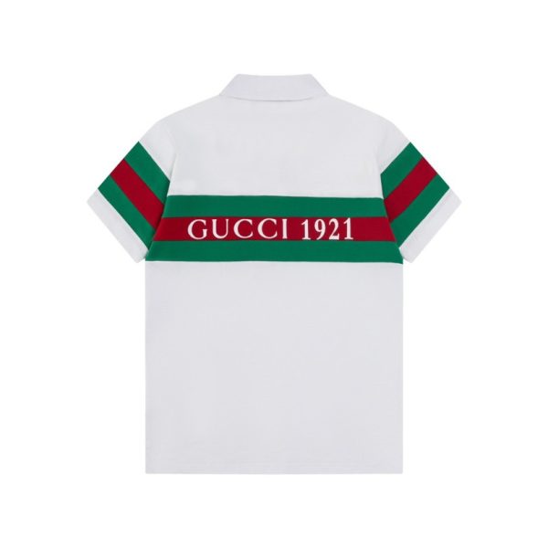 Polo Gucci 1921 Stripe Logo GC117 - Image 4