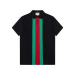 Polo Gucci Vertical Stripe Logo GC118