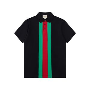 Polo Gucci Vertical Stripe Logo GC118