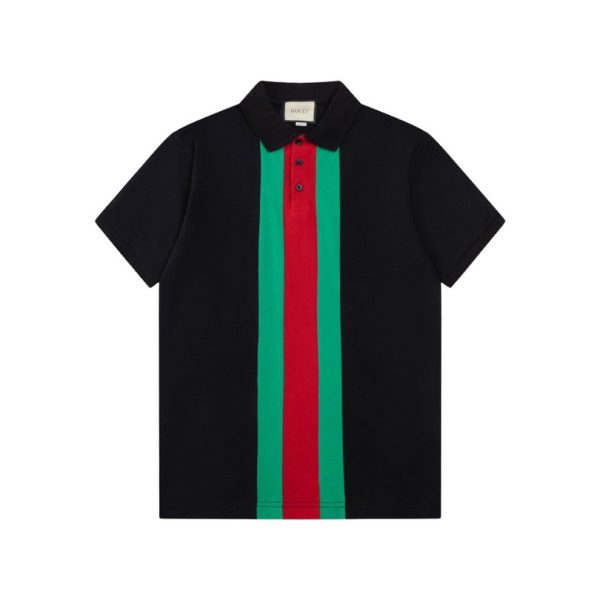 d115988_12973-1.jpg Polo Gucci Vertical Stripe Logo GC118 - Image 1