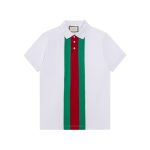 Polo Gucci Vertical Stripe Logo GC118 - Image 2