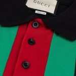 Polo Gucci Vertical Stripe Logo GC118 - Image 9