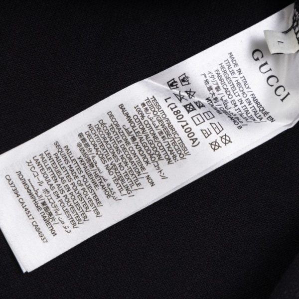 Polo Gucci Vertical Stripe Logo GC118 - Image 11