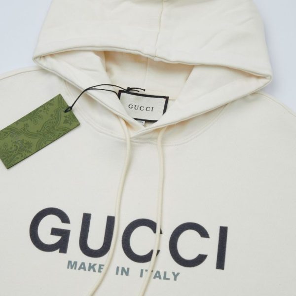 Hoodie Gucci Made in Italy Logo GC119 - Image 9