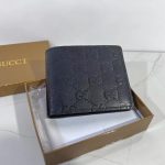 Wallet Gucci Black Embossed Leather GC121