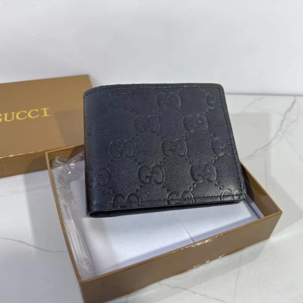 d116029_25623-1.jpg Wallet Gucci Black Embossed Leather GC121 - Image 1