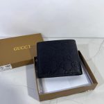 Wallet Gucci Black Embossed Leather GC121 - Image 6