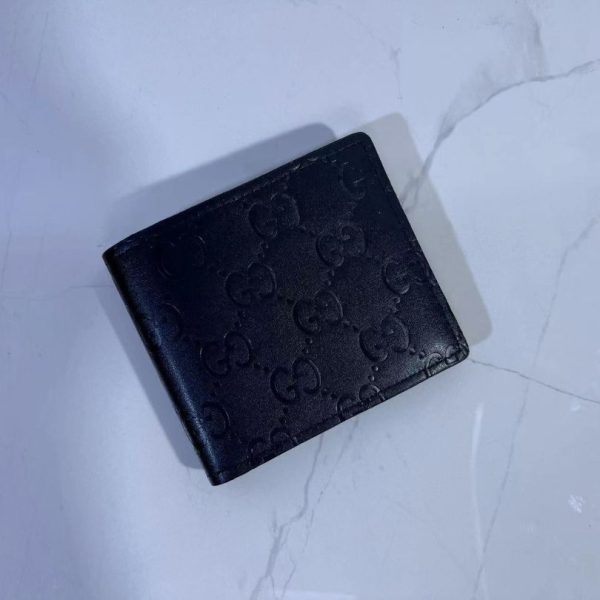 Wallet Gucci Black Embossed Leather GC121 - Image 7