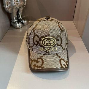 Cap Gucci GG Monogram Beige Baseball GC123